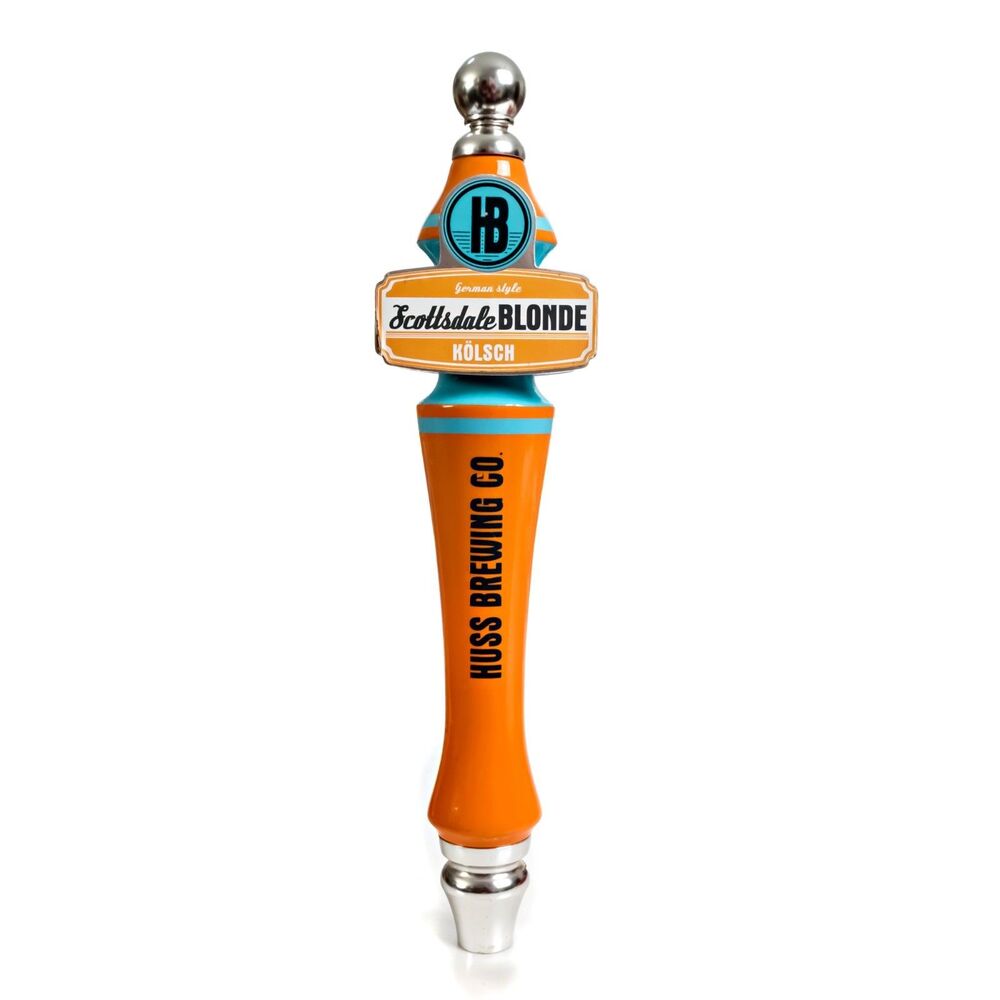 Huss Brewing Co Beer Tap Handle Scottsdale Blonde Kolsch - 12"